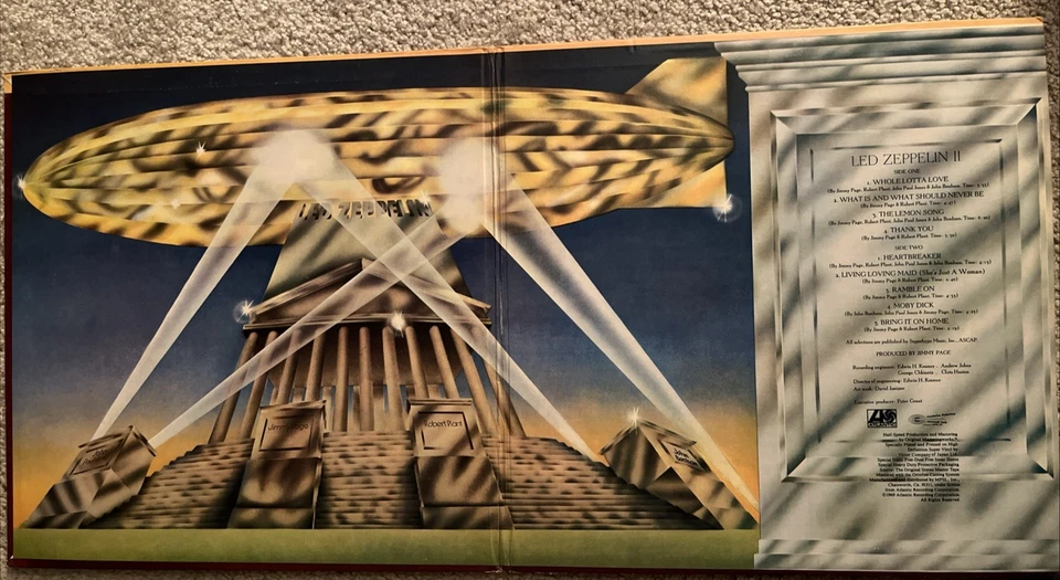 Led Zeppelin II MFSL 1-065 Mobile Fidelity 1982 VG+ VInyl - Image 3 of 4