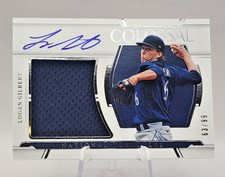 2022 Panini National Treasures Colossal Logan Gilbert Patch Auto #63/99