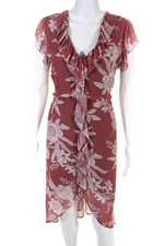 Wish Womens English Rose Midi Dress Size 0 12348909