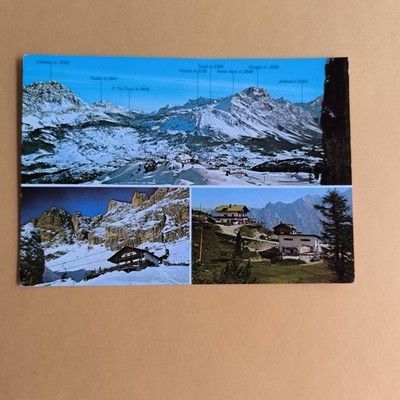 DUKE OF AOSTA REFUGE M. 2100 CURTAIN - OLD COLOR POSTCARD - COLLECTION