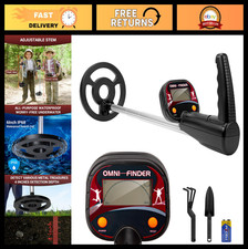 Adjustable Kids Metal Detector 17"-32" with LCD Display, Waterproof Coil, Lightw