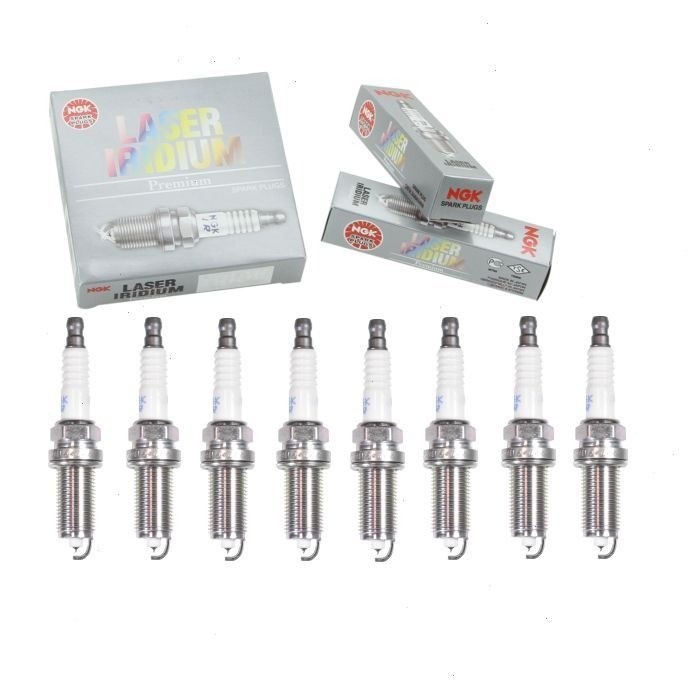 NGK Laser Iridium 92145 Engine Ignition Spark Plug Kit Set of 8 for 5.7L Hemi