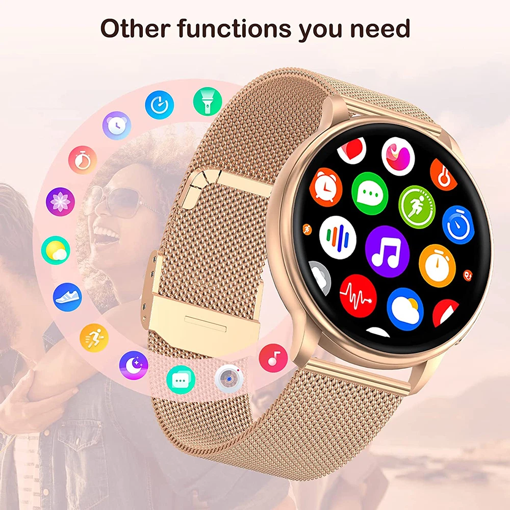 2023 Bluetooth Call Smart Watch Women Custom Dial Watches Men Sport Fitness