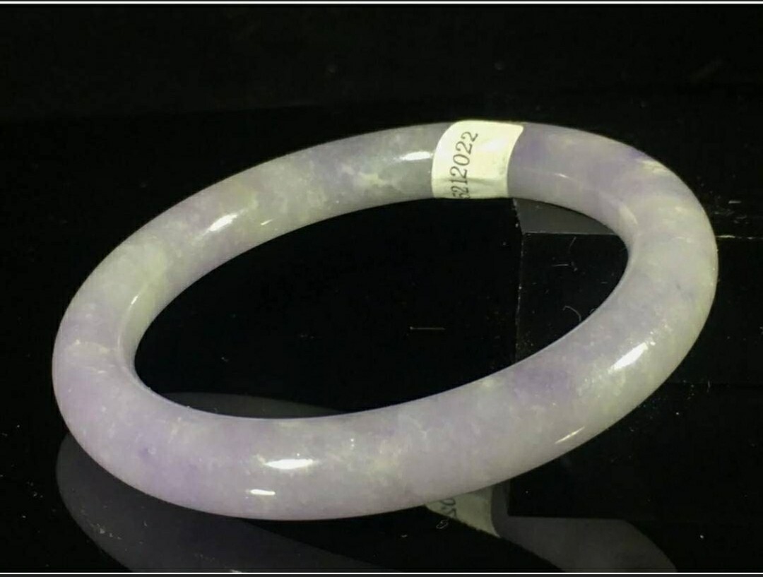 54/55/56mm Certified Natural Lavender Jadeite Emerald A*Jade