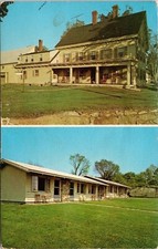 Ledgemere Motel Motor Inn Front Back View Cape Neddick Maine ME Postcard Unused