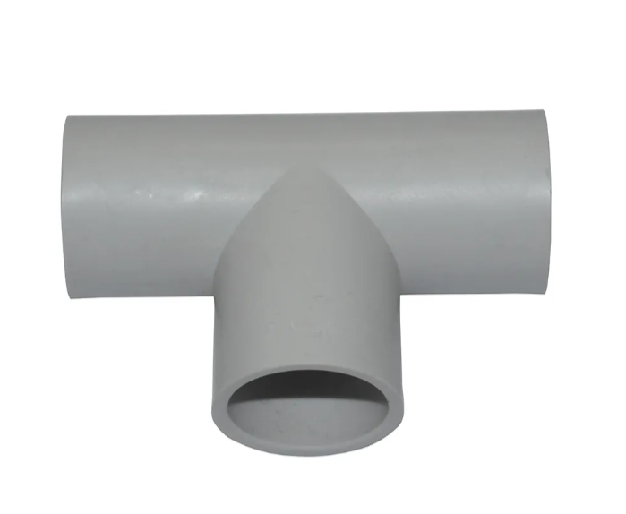 20mm Straight Tee Grey PVC Electrical Conduit Fitting eBay