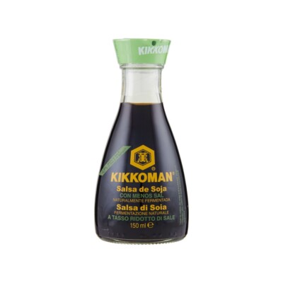 Kikkoman Sojasoße – 150 Ml, Natürlich Gebraut, Ohne Zusätze, Vegan