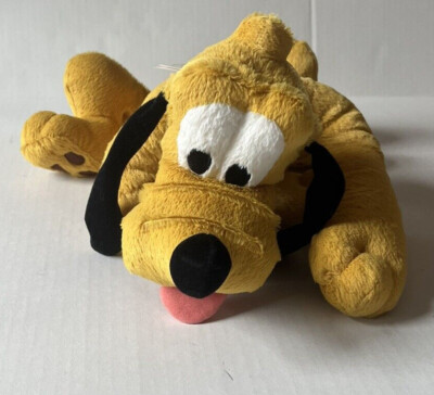 Disneyland Pluto Dog Plush 16  Stuffed Toy Walt Disney World EUC