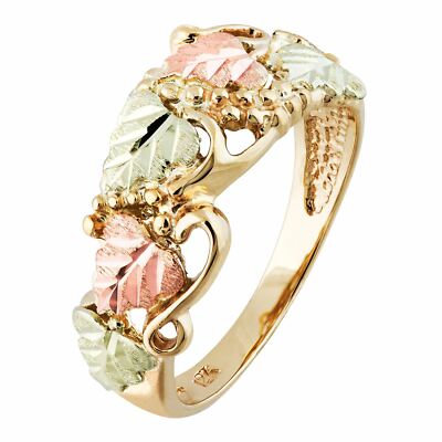 Beautiful Grapes - Black Hills Gold Ring / Custom Made in USA Gift Box