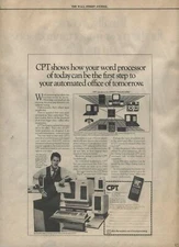 ITHistory ADS (1983) CPT SHOWS HOW YOUR WORD PROCESSOR OF TODAY" (KLUGMAN AS