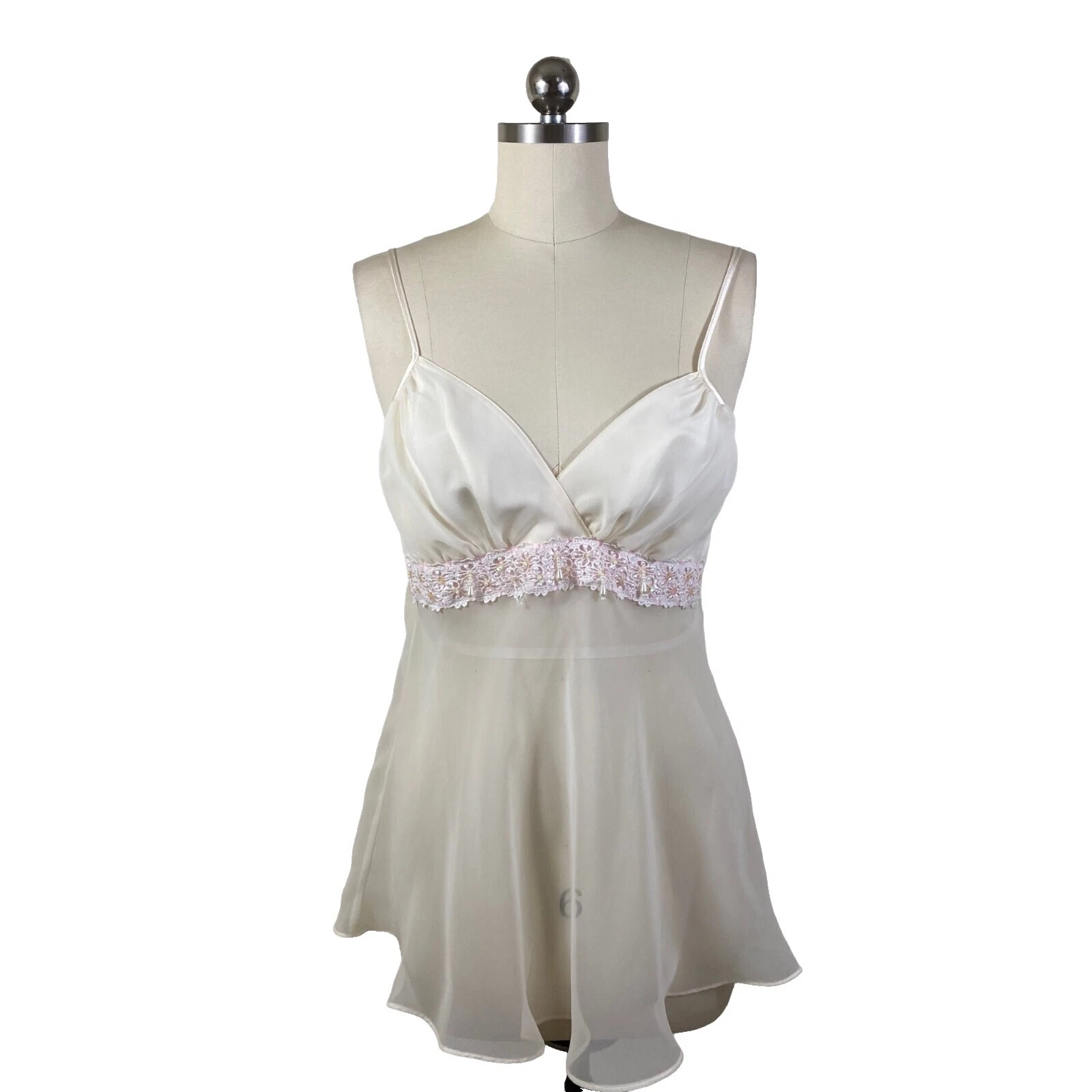 Nylon White Sleepwear & Robes for Women