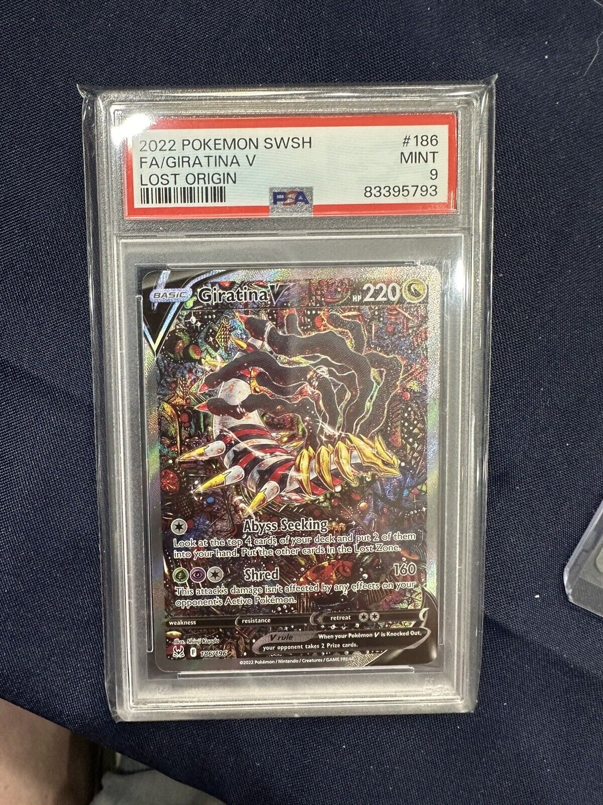 Mavin  Pokémon TCG Giratina V Sword & Shield - Lost Origin 186/196 Regular  Ultra Rare