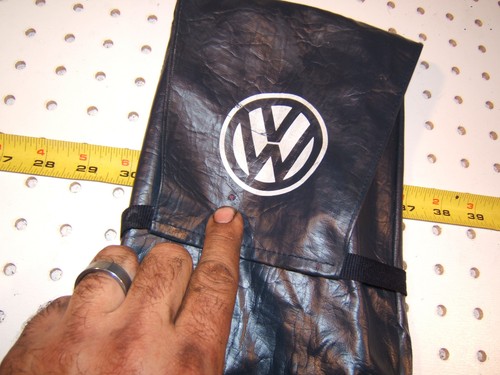 VW 1996 Golf in Hatch Jack EMTY blue OEM 1 Pouch with VW logo on it, 1996 Golf - Picture 3 of 12
