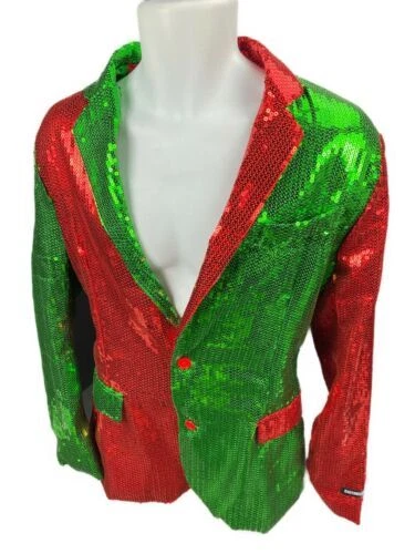 亮片圣诞服装男