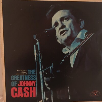 JOHNNY CASH LP THE GREATNESS OF JOHNNY CASH ( PICTURE DRAWING ) | eBay
