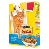 2 Packs Of 6 X Go Cat Tuna/herring&veg 2 Packs Of 6 X Go Cat Tuna/herring&veg