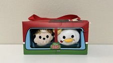 Disney Store Tsum Tsum 3.5" Mini Plush Mickey Mouse  Donald Duck Italy Box set