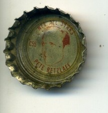 Tapa de botella de Coca-Cola 1965 C55 Pete Retzlaff NFL All Stars
