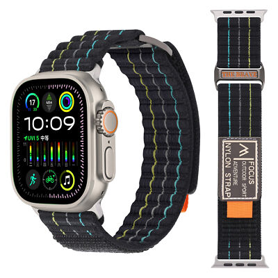 Nylon Loop Sports Armband Für Apple Watch Series 10 9 8 7 6 5 4 3 SE iWatch Band