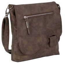 Bag Street Damentasche Umhängetasche Handtasche Schultertasche T0104_2 Braun
