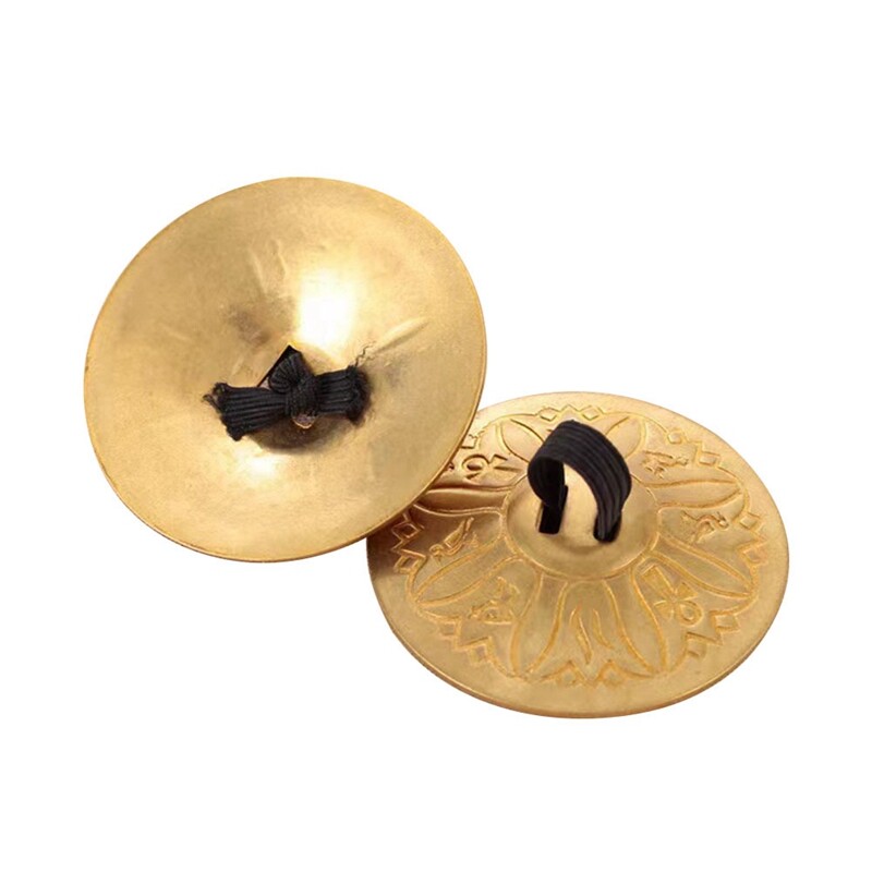 Finger Cymbals, Hand Cymbal Belly Dance Zills with Elastic Band