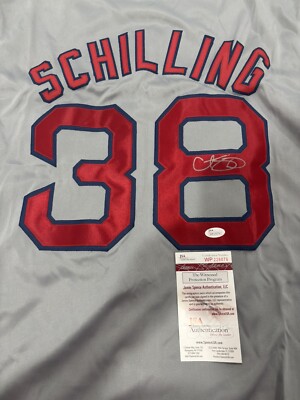 Curt Schilling SIGNED Boston Red Sox Jersey JSA Authentic - Main Image