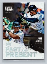 2018 Panini Diamond Kings #PP6 Frank Thomas / Jose Abreu Past and Present