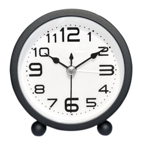 Alarm Clocks Bedside Silent Non Ticking Table Clock With Large Display - Picture 7 of 9