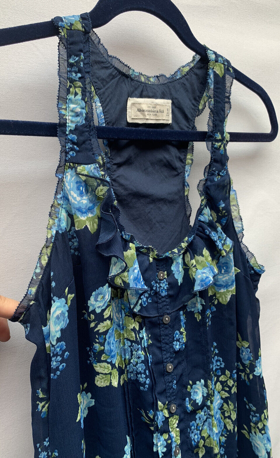Abercrombie & Fitch Tiered Sun Dress Floral Size … - image 3