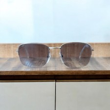 VINTAGE DKNY 7269S LIGHTWEIGHT SILVER METAL SUNGLASSES MADE IN ITALY 54/16 407