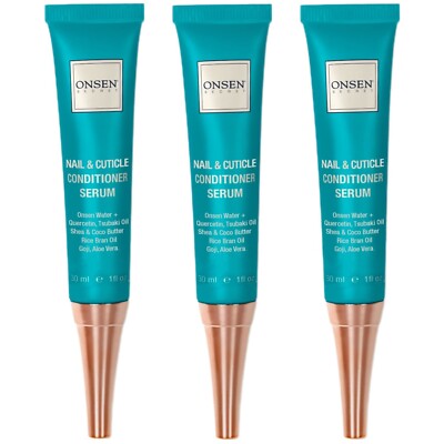 Onsen Secret Cuticle Cream Nail Cuticle Oil + Double Sided Nail File 120/180