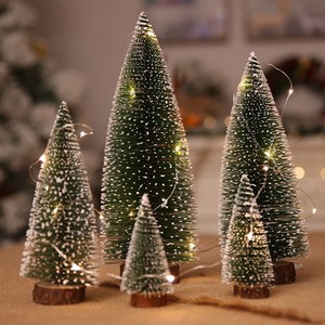 Christmas Mini Decorations Tree Supplies Small Pine Tree Desktop