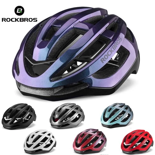 ROCKBROS Bicycle Helmet Integrated Cycling Helmet Lightweight Unisex Adjustable