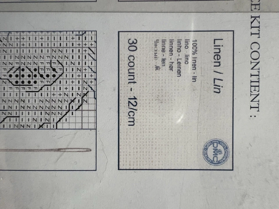 DMC Classics Cross Stitch -Linen - Nasturtium Or Fushia Alphabet Sampler - Image 4 of 4