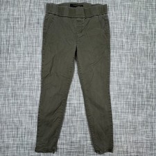 Liverpool Women Beluga Pull On Skinny Stretch Pants Olive Green Size 4/27 Petite