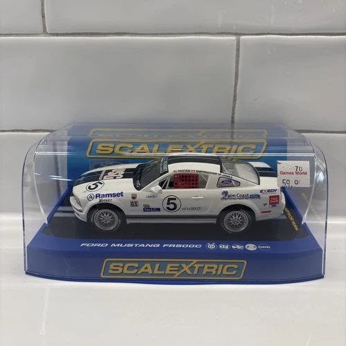 Slot Car 1/32 Scalextric Ford Mustang FR500C C2774 NEW Pioneer Carrera SCX BRM