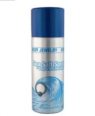 Body Piercing Sea Salt Spray for Body & Oral Piercings Aftercare 3fl oz USA MADE