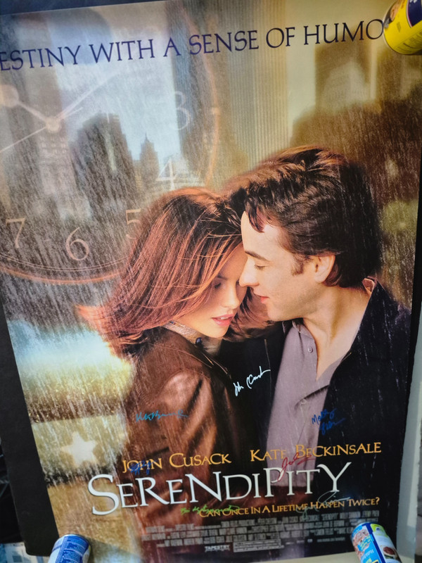 SERENDIPITY-CAST SIGNED - MOVIE POSTER- -w/COA                              ekim