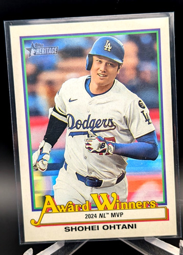 2025 Topps Heritage High Number - Award Winners Shohei Ohtani #AW-1
