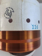 1 PCS ID: 116mm 4.5" 5 ohm voice coil for B&C 18SW-115 woofer bass horn speaker