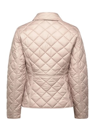Burberry X6813 Womens Light Taupe Cawthorne Quilted Jacket Size XL