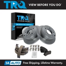 TRQ Rear Brake Pad & Rotor Kit Fits 10-13 Kia Forte Forte Koup