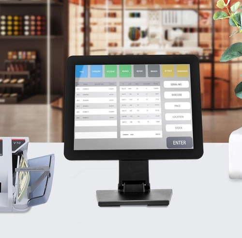 Mobiler Tablet Kassenmonitor, 15 Zoll elektronische Registrierkasse, Touch... - Bild 4 von 9