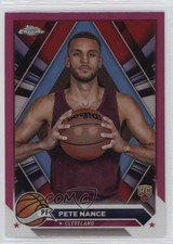 2023-24 Topps Chrome Pink Refractor Pete Nance #144 0v2h