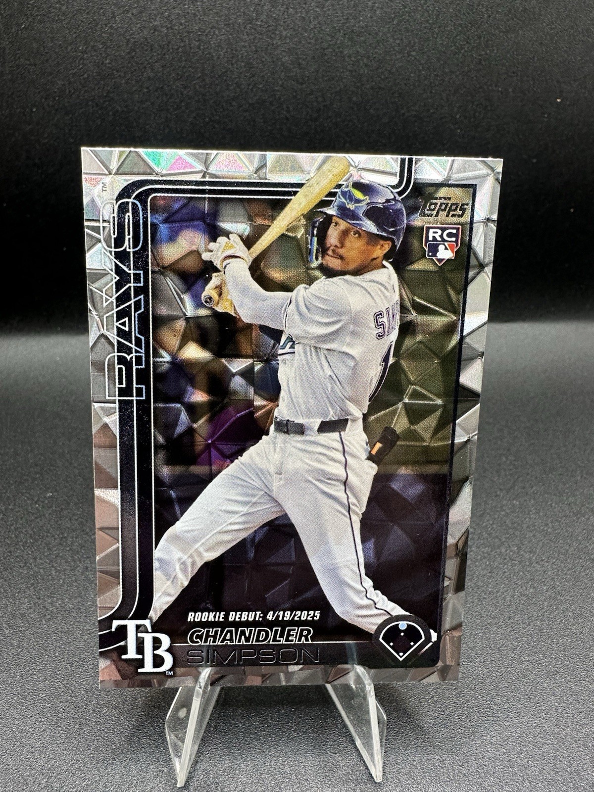 2025 Topps Update Series Chandler Simpson Rookie Diamante Foil #US349