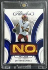 JAYDEN DANIELS 2025 PANINI FLAWLESS PATCHES LOGO JERSEY PATCH SAPPHIRE 4/10
