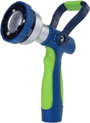 GREEN MOUNT New Patent Garden Hose Nozzle, Heavy Duty Water Green
