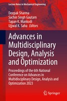Advances in Multidisciplinary Design, Analysis And Optimization Sharma (U. A.)