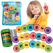 Wild Kratts Chris Creature Power Disc Holder Set w 20 Discs -Figure Toy for