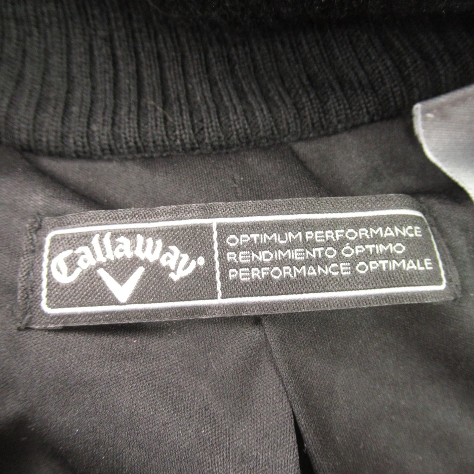 Callaway Vest Mens XL Sleeveless Lightweight Zip Pockets Outdoor Black - Image 4 of 4